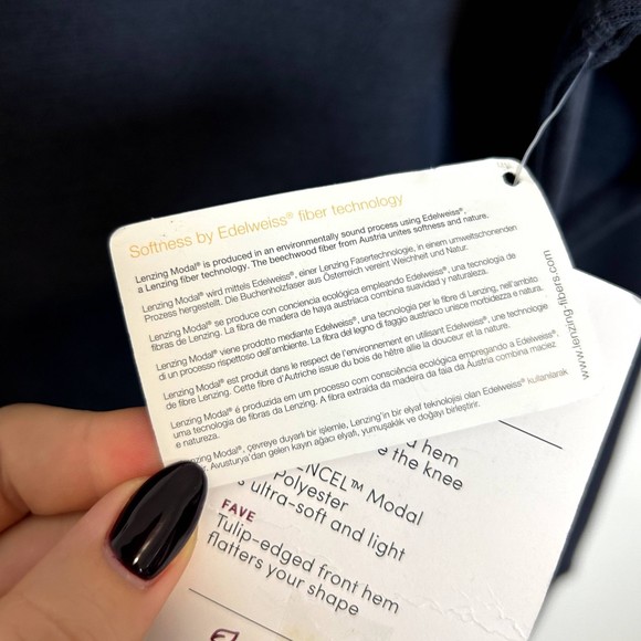 NEW** Athleta Womens Serenity Criss Cross Dress Tunic Top Size XS Long Sleeve - Picture 7 of 16